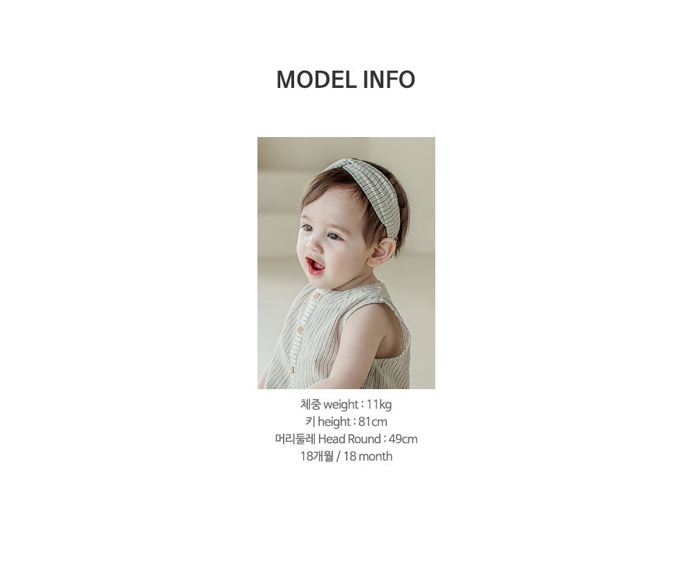 Leven baby hairband