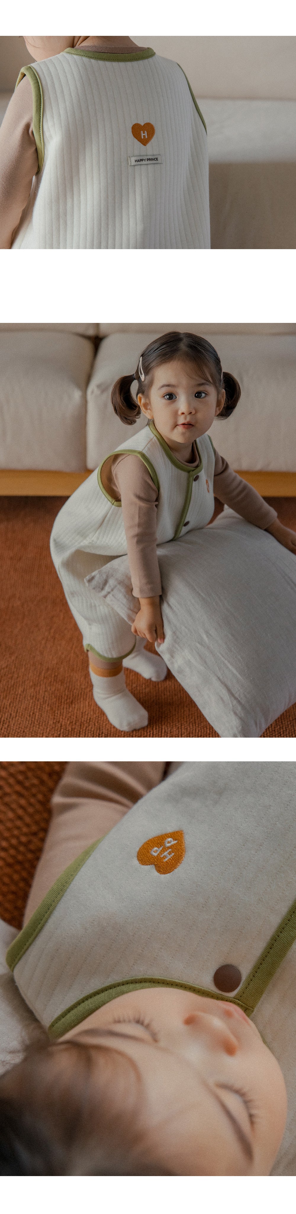 Line Dream baby sleeping vest