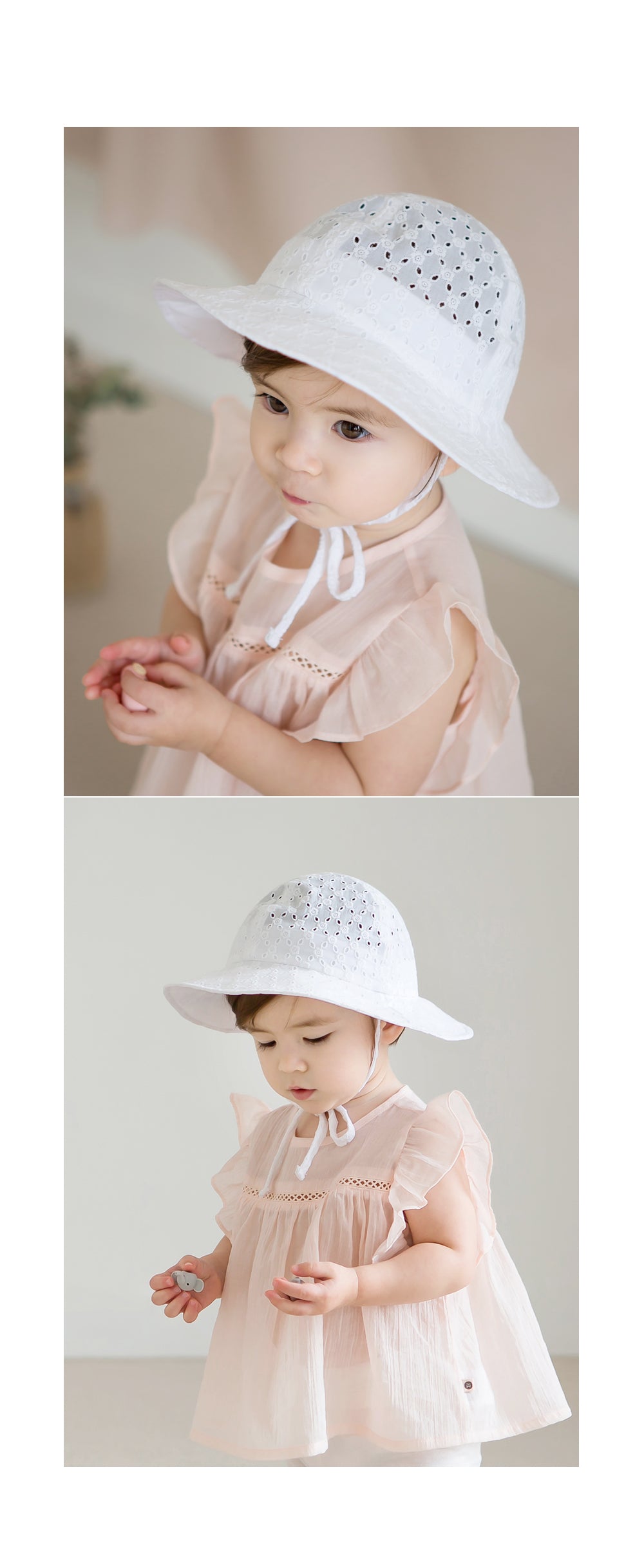 Miru eyelet sun hat