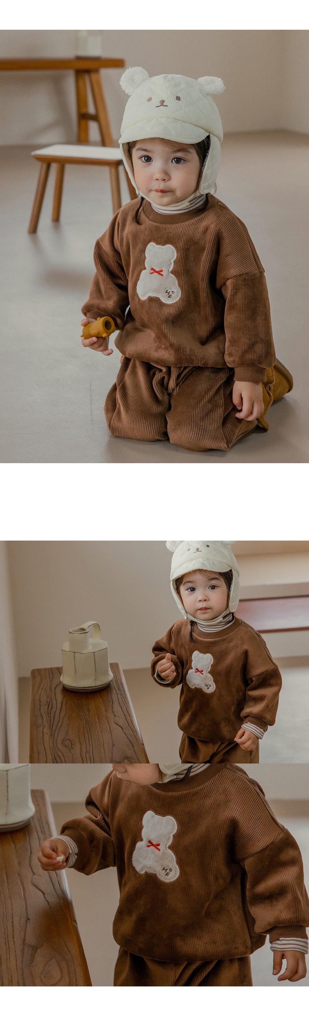 Mochabear double velour sweatshirt