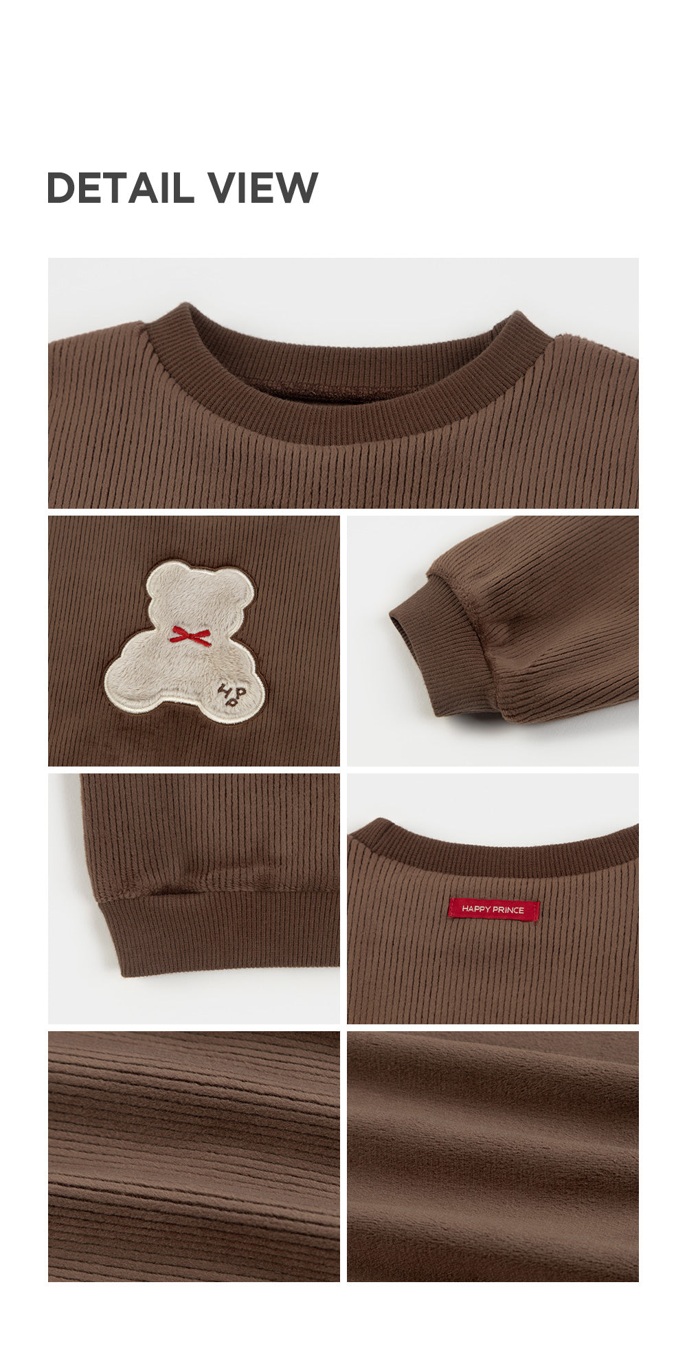 Mochabear double velour sweatshirt