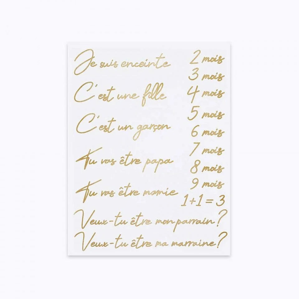 Pregnancy Tattoos Kit