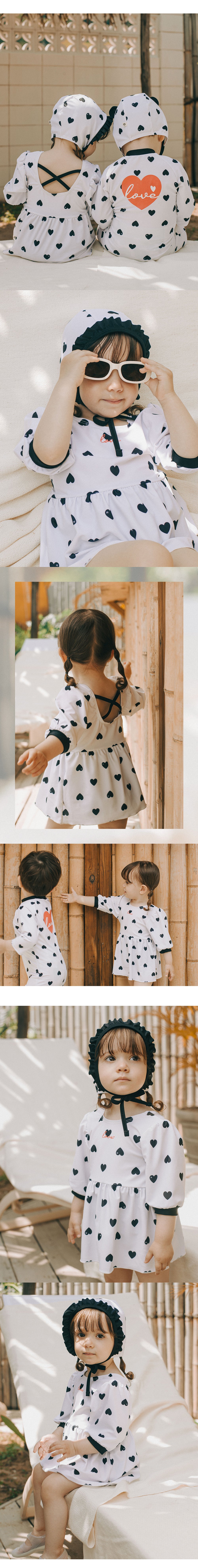 Rio baby one-piece swimsuit set
