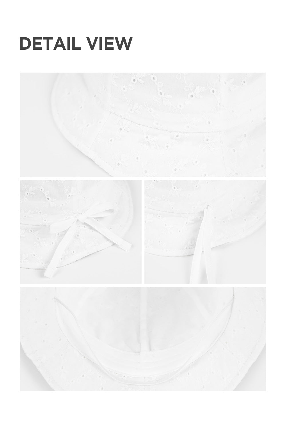 Romia eyelet baby sun hat