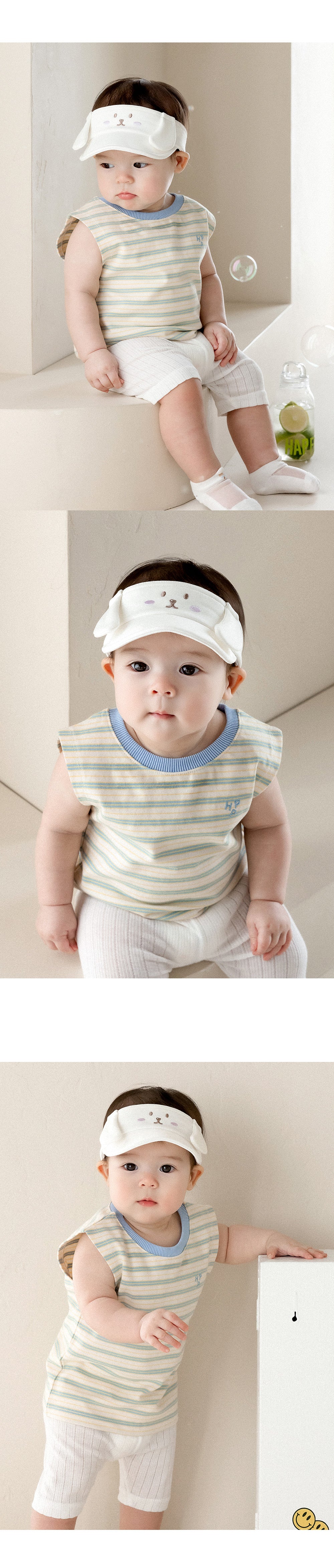 Runo baby sun cap