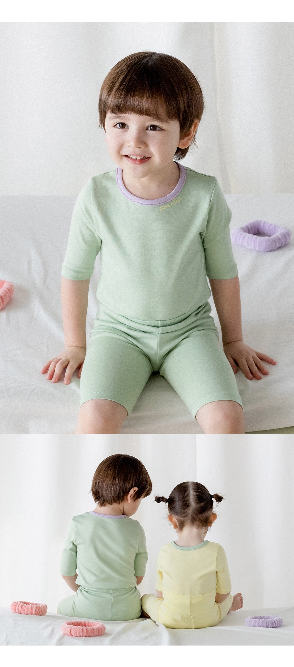 Smile comfy belly baby lounge wear