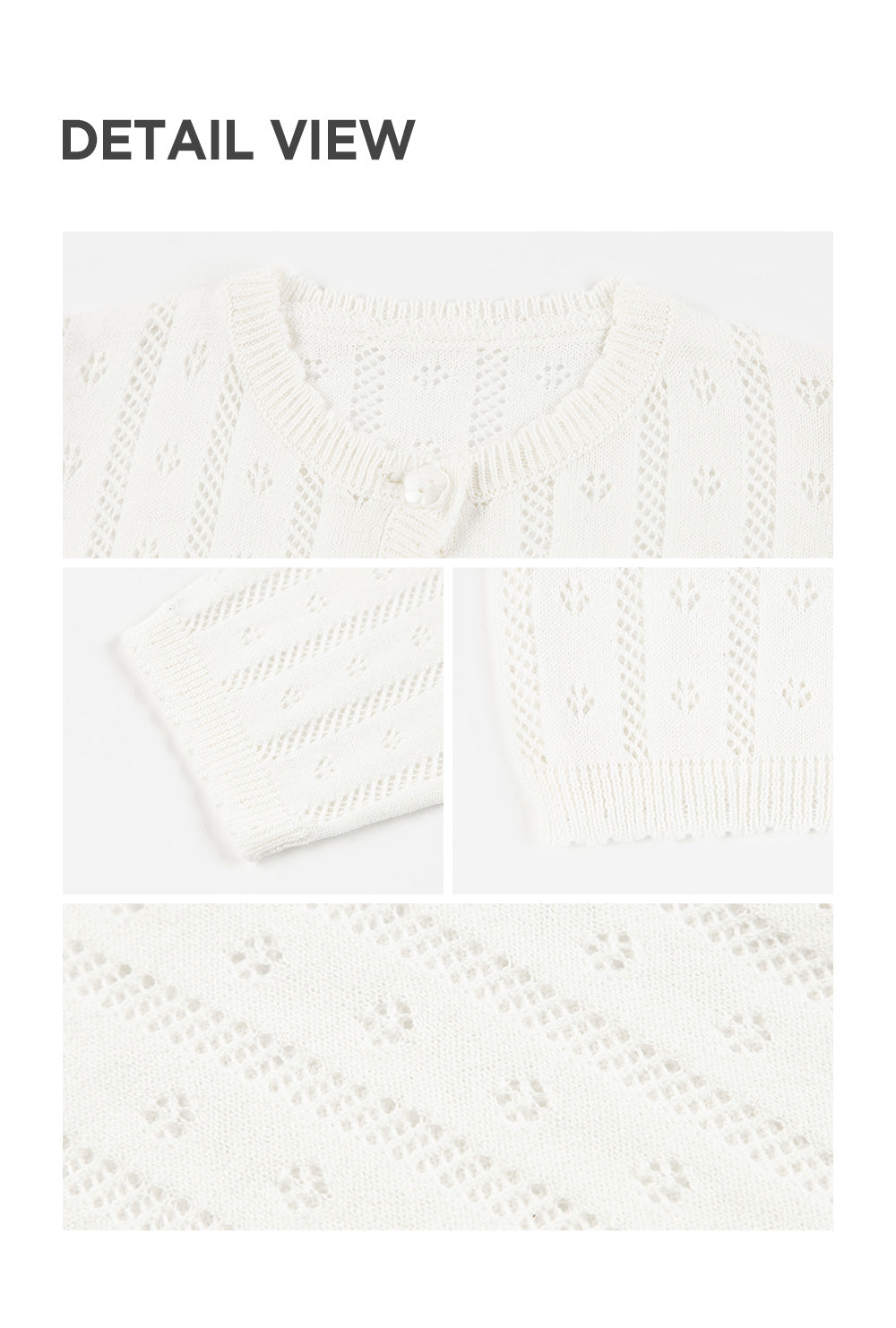 Viya knit baby cardigan