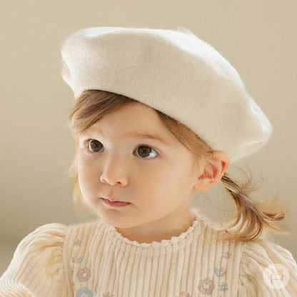 Blooming wool beret