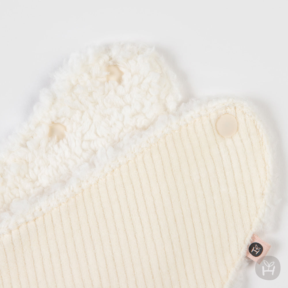 Mir snow baby banana bib