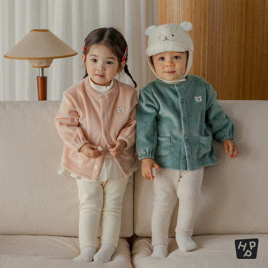 Hug double velour cardigan