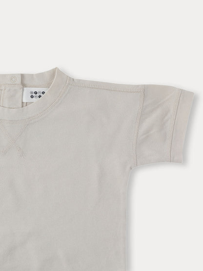 Mild PK Half T - Ecru