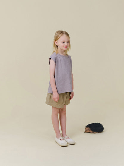 BENebene Pleated Shorts - Beige