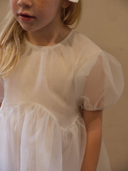 Ella Layered Dress - White