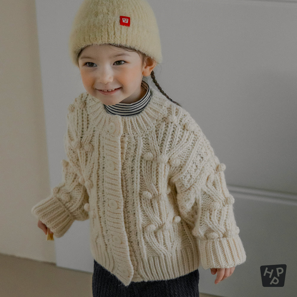 Bobo Knit Baby Cardigan