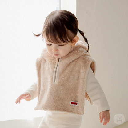 Furry Hooded Baby Neoprene Wear