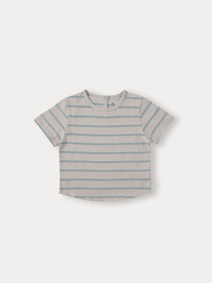 Benie Stripe T - Light Blue