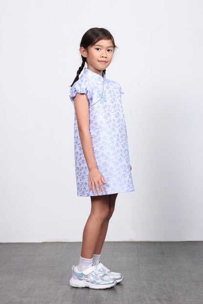 ROSA Girls' Floral Jacquard Cheongsam