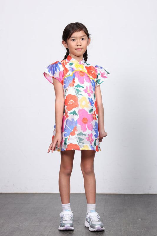 ROSSIE Girls' Organza Cheongsam