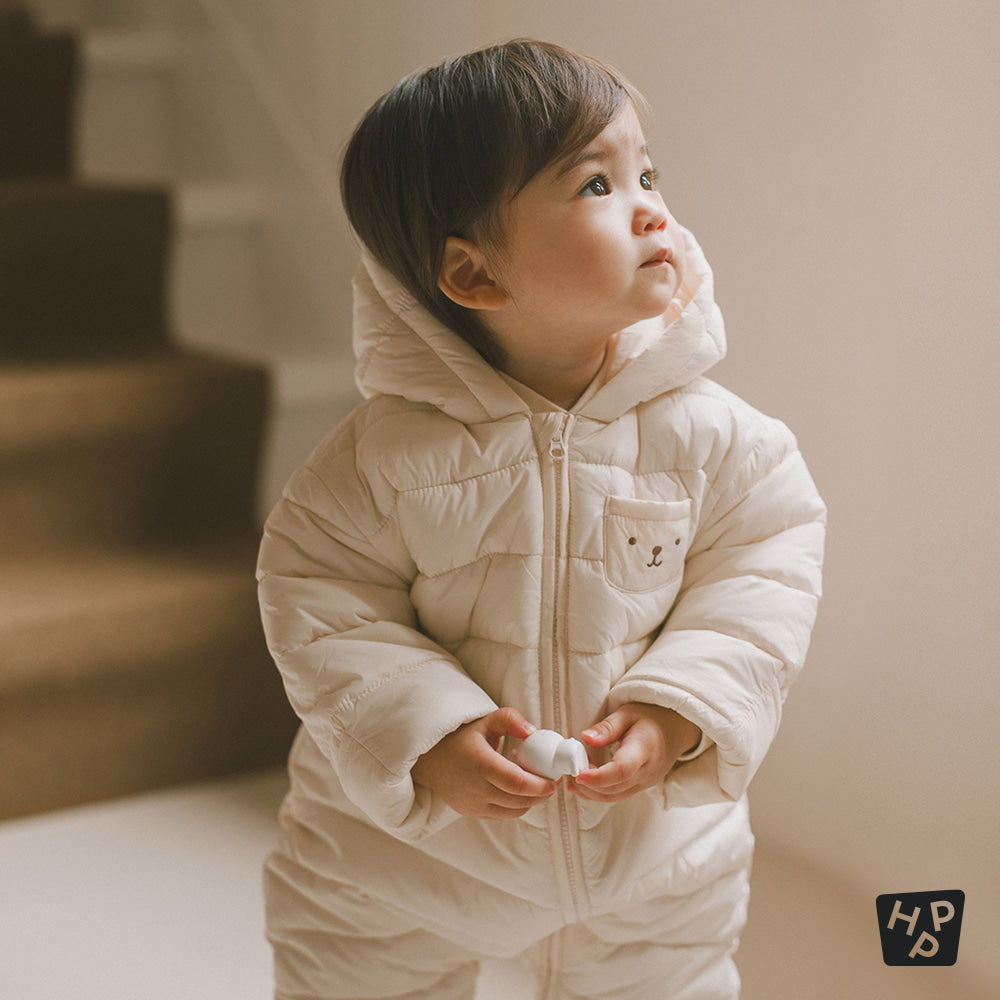 Bearboo vegan baby padded coveralls