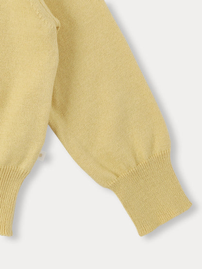 Meriel Knit Cardigan - Dusty Yellow