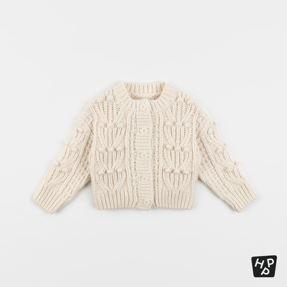 Bobo Knit Baby Cardigan
