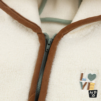 Roil Fleece Baby Coveralls