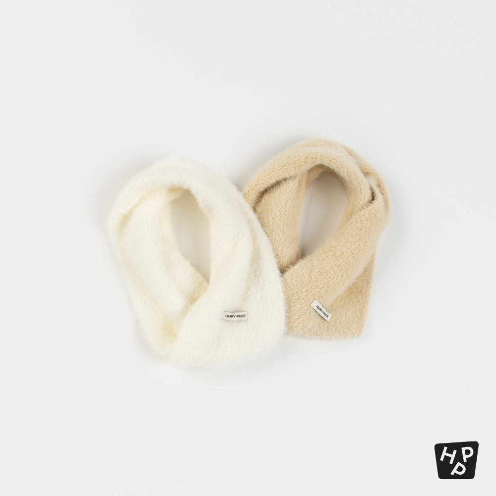 Mink Fluffy Knit Baby Muffler