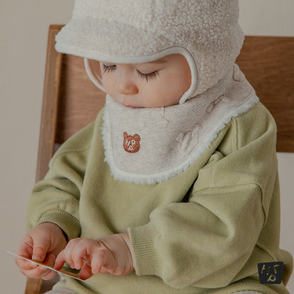 Arty Snow Baby Banana Bib