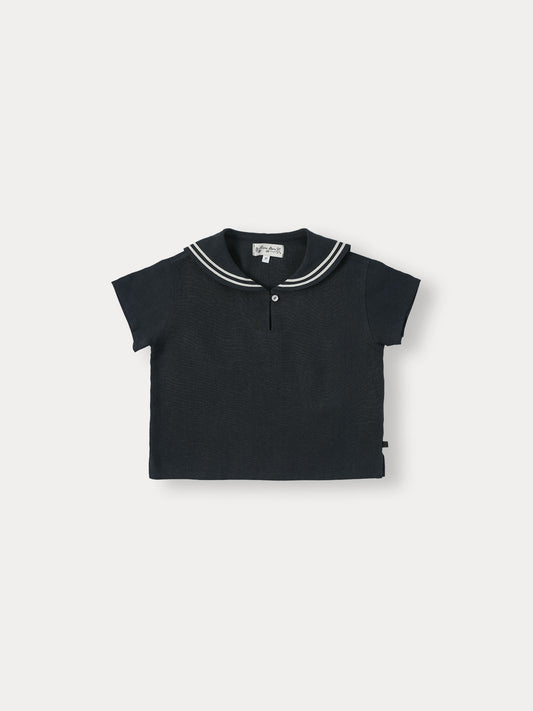Marine Linen Shirt - Navy