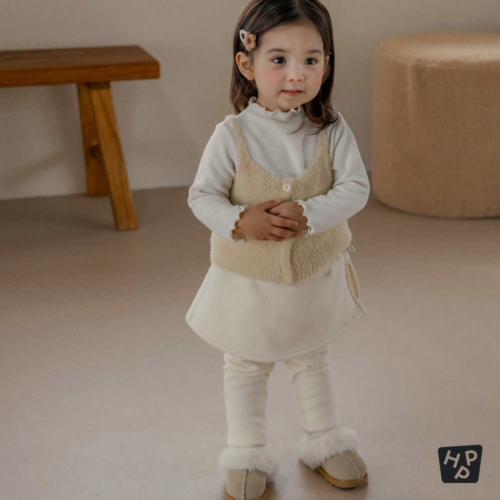 Lovely Fleece Baby Skirt Leggings