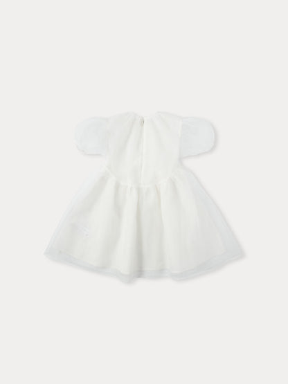 Ella Layered Dress - White