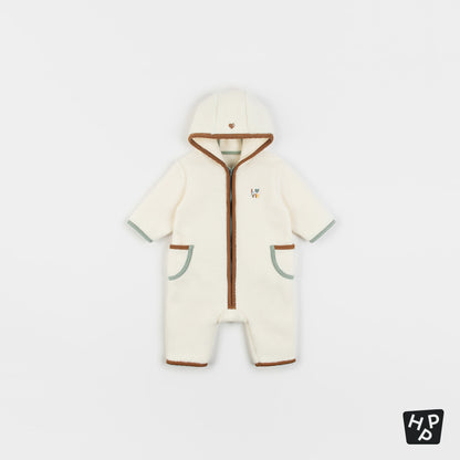 Roil Fleece Baby Coveralls