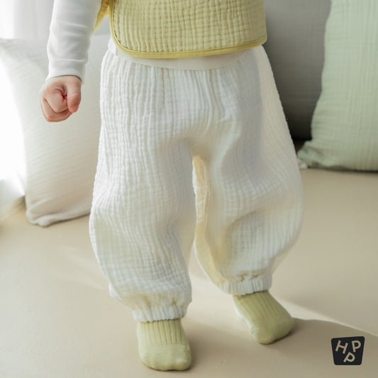 Happy Bebe Cotton Gauze Pants