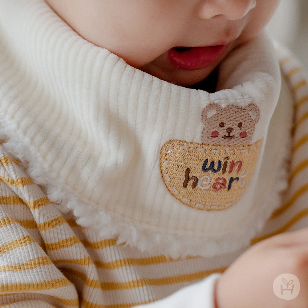 Mir snow baby banana bib