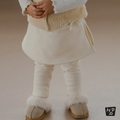 Lovely Fleece Baby Skirt Leggings