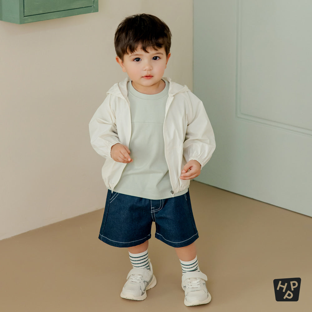 Vito wide denim shorts