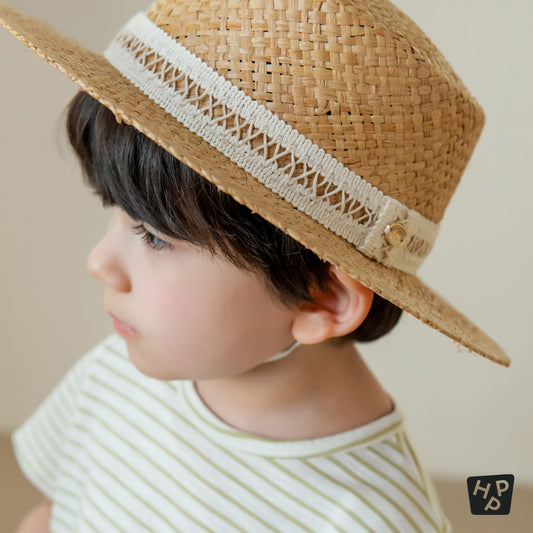Deline Baby Raffia Panama Hat
