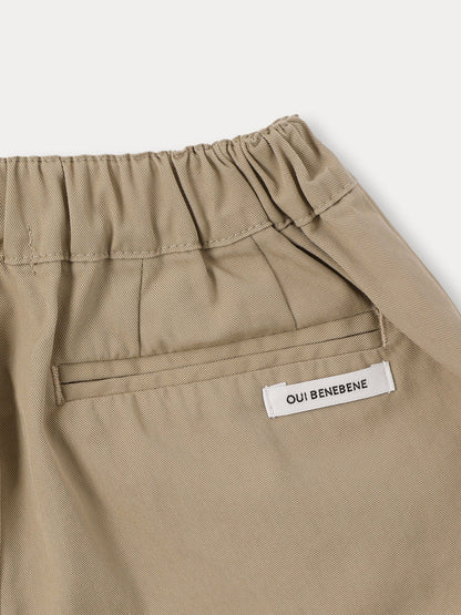 BENebene Pleated Shorts - Beige