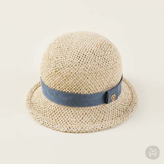 Owen baby straw fedora