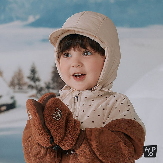 Boichi Teddy Fleece Mittens