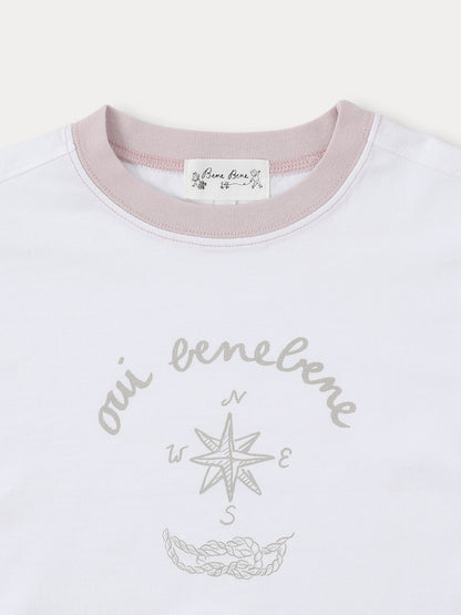 Marine T-shirt Light Pink