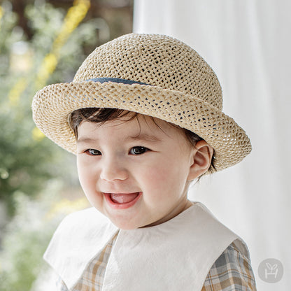 Owen baby straw fedora