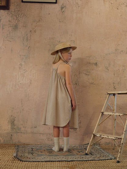 Calm Dot Camisole Dress - Milky cocoa