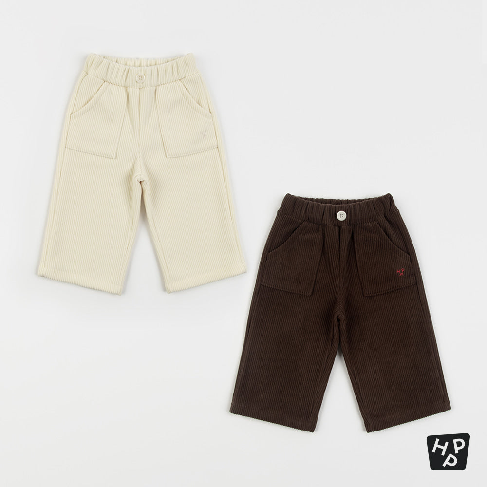 S’more Fleece Lined Corduroy Wide Pants