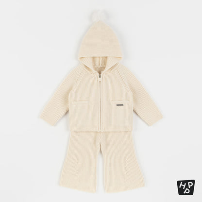 Momong Knit Baby Top and Bottom Set