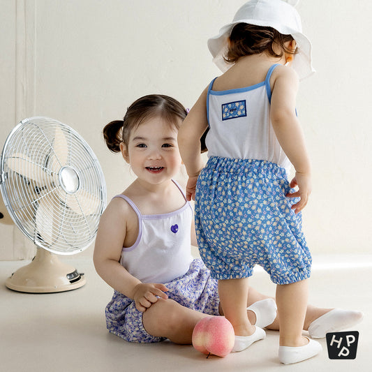 Delphine baby sleeveless top & bottom set - Pre Order