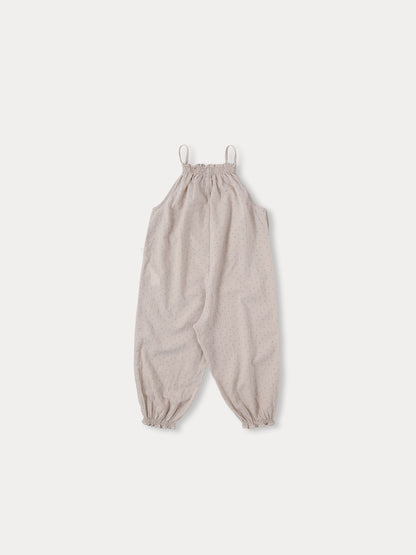 Calm Dot Jumpsuit - Milky cocoa