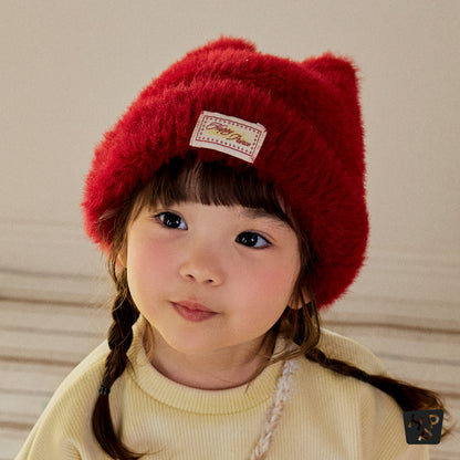 Mink Fluffy Nero Knit Beanie