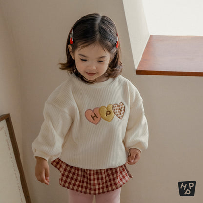 Vanilla double velour sweatshirt