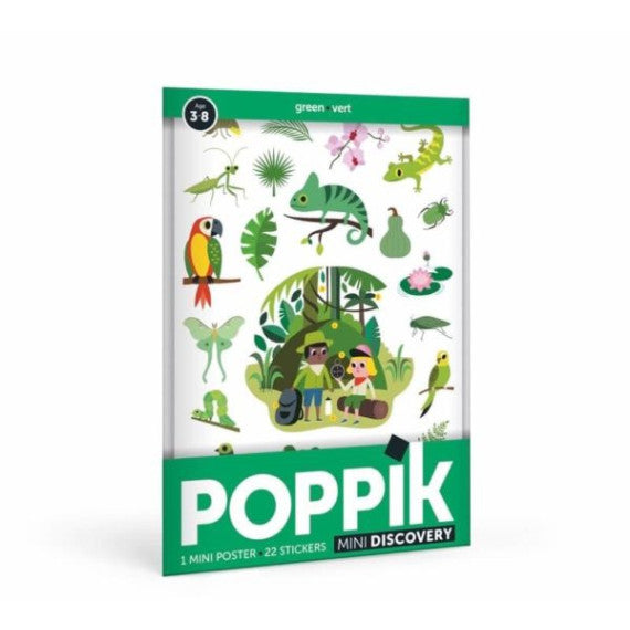 Poppik - Stickers poster - LA JUNGLE – LaYan Kids CluB